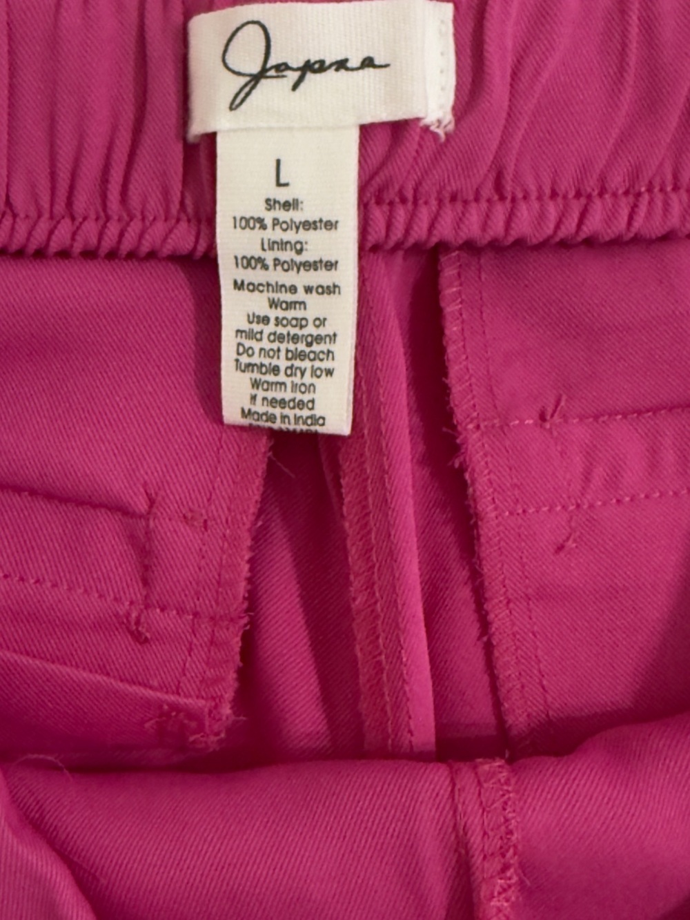 Women’s Fuchsia Wrap Mini Skirt size L - Picture 8 of 8